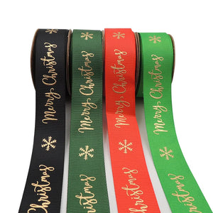 Green Merry Christmas Deer Ribbons Bow Cap Accessories Party Gift Wrap DIY