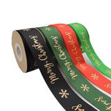 Green Merry Christmas Deer Ribbons Bow Cap Accessories Party Gift Wrap DIY
