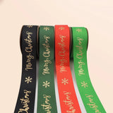 Green Merry Christmas Deer Ribbons Bow Cap Accessories Party Gift Wrap DIY