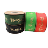 Green Merry Christmas Deer Ribbons Bow Cap Accessories Party Gift Wrap DIY