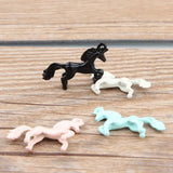20pcs DIY Paint Horse Alloy Pendant for Jewelry Making