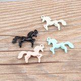 20pcs DIY Paint Horse Alloy Pendant for Jewelry Making