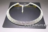 Crystal Rhinestone Collar Necklace Bib Choker