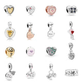 925 Silver Heart Bead High 1:1 For Girlfriend