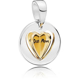 925 Silver Heart Bead High 1:1 For Girlfriend
