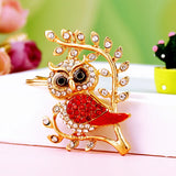 Hot Owl Series Alloy Keychain Female Bag Ornament Car Key Decoration Gift