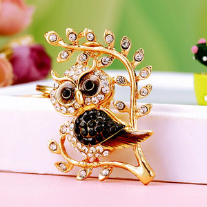 Hot Owl Series Alloy Keychain Female Bag Ornament Car Key Decoration Gift