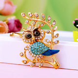 Hot Owl Series Alloy Keychain Female Bag Ornament Car Key Decoration Gift
