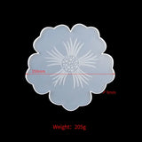 Cherry Blossom Coaster Silicone Mold Set for DIY Epoxy Resin Decorations