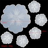 Cherry Blossom Coaster Silicone Mold Set for DIY Epoxy Resin Decorations