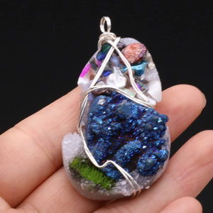Natural Freshwater Pearl Resin Pendant for DIY Jewelry Making
