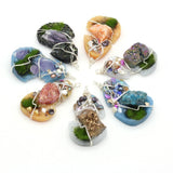 Natural Freshwater Pearl Resin Pendant for DIY Jewelry Making