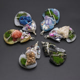 Natural Freshwater Pearl Resin Pendant for DIY Jewelry Making