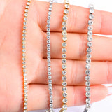 Stainless Steel Charm Zircon Necklace for Women