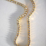 Stainless Steel Charm Zircon Necklace for Women