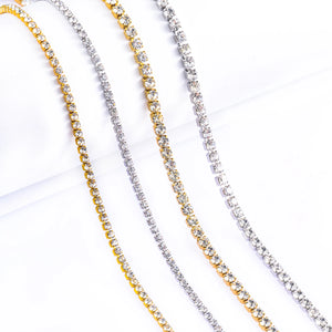 Stainless Steel Charm Zircon Necklace for Women