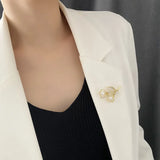 NewLight Personality Temperament Flower Pearl Women's Brooch