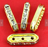 4X21MM 12 Rows Crystal Spacer Bead Jewelry Making Z1-10A84