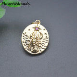 Pink CZ Pave Scorpio Charms Pendants for Jewelry 20pc