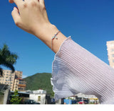 Opal Green Leaf Bracelet 925 Silver S-B188