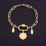 Our Lady of Guadalupe Bracelet Copper Zircon Religious Jewelry