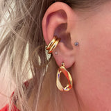 Pearl Zircon Clip on Earrings Ear Cuffs for Women