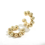 Pearl Zircon Clip on Earrings Ear Cuffs for Women