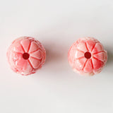 Hot Pink Conch Shell Carved Starfish Earrings Beads For Women