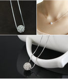 925 Silver Shambhala Short Chain Necklace for Women