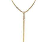 Charm Tassel Clavicle Chain Necklaces For Women Crystal Jewelry