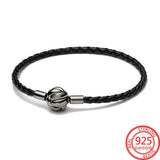 925 Silver Heart Bracelet Women's Elegant Jewelry