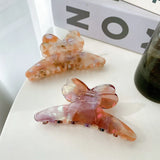 Retro Mermaid Bowknot Hair Claw Clip