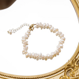 Retro Baroque Natural Pearl Bracelet Freshwater Pearl Jewelry