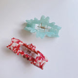 Retro Hollow Candy Hair Claw Clips Flower Shape Transparent