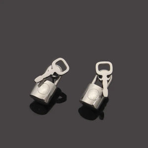 Hot Retro Woman Earrings Mini High Stainless Steel Charm Jewelry