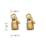 Hot Retro Woman Earrings Mini High Stainless Steel Charm Jewelry