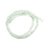 Rice-Shaped Semi-Precious Stone Beads for Jewelry Making 4x6mm