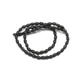 Rice-Shaped Semi-Precious Stone Beads for Jewelry Making 4x6mm