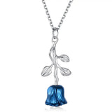 Hot Rose Flower Pendant Stainless Steel Jewelry