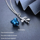 Hot Rose Flower Pendant Stainless Steel Jewelry