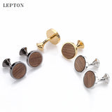 Hedgehog Sandalwood Cufflinks Wedding Men's Presents