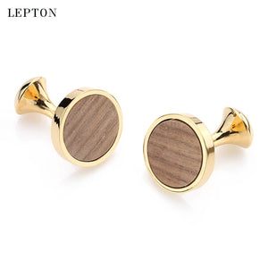 Hedgehog Sandalwood Cufflinks Wedding Men's Presents