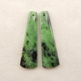 Ruby And Zoisite Earring Bead, Natural Stone For Earrings Making