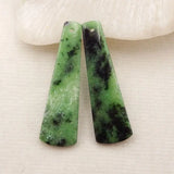Ruby And Zoisite Earring Bead, Natural Stone For Earrings Making