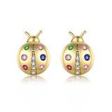 Colorful Insect Stud Earrings for Women - Party Birthday Jewelry Gift