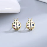 Colorful Insect Stud Earrings for Women - Party Birthday Jewelry Gift