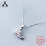 S925 Sterling Silver Dolphin Pendant Necklace