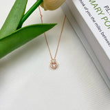 S925 Sterling Silver Crown Necklace Pendant Couple Birthday Gift