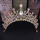 Silver Crystal Wedding Crown Headband Bridal Tiara Party Show Pageant Princess