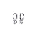 Small Hoop Earrings for Women 925 Sterling Silver Ear Diamond Ear Ring